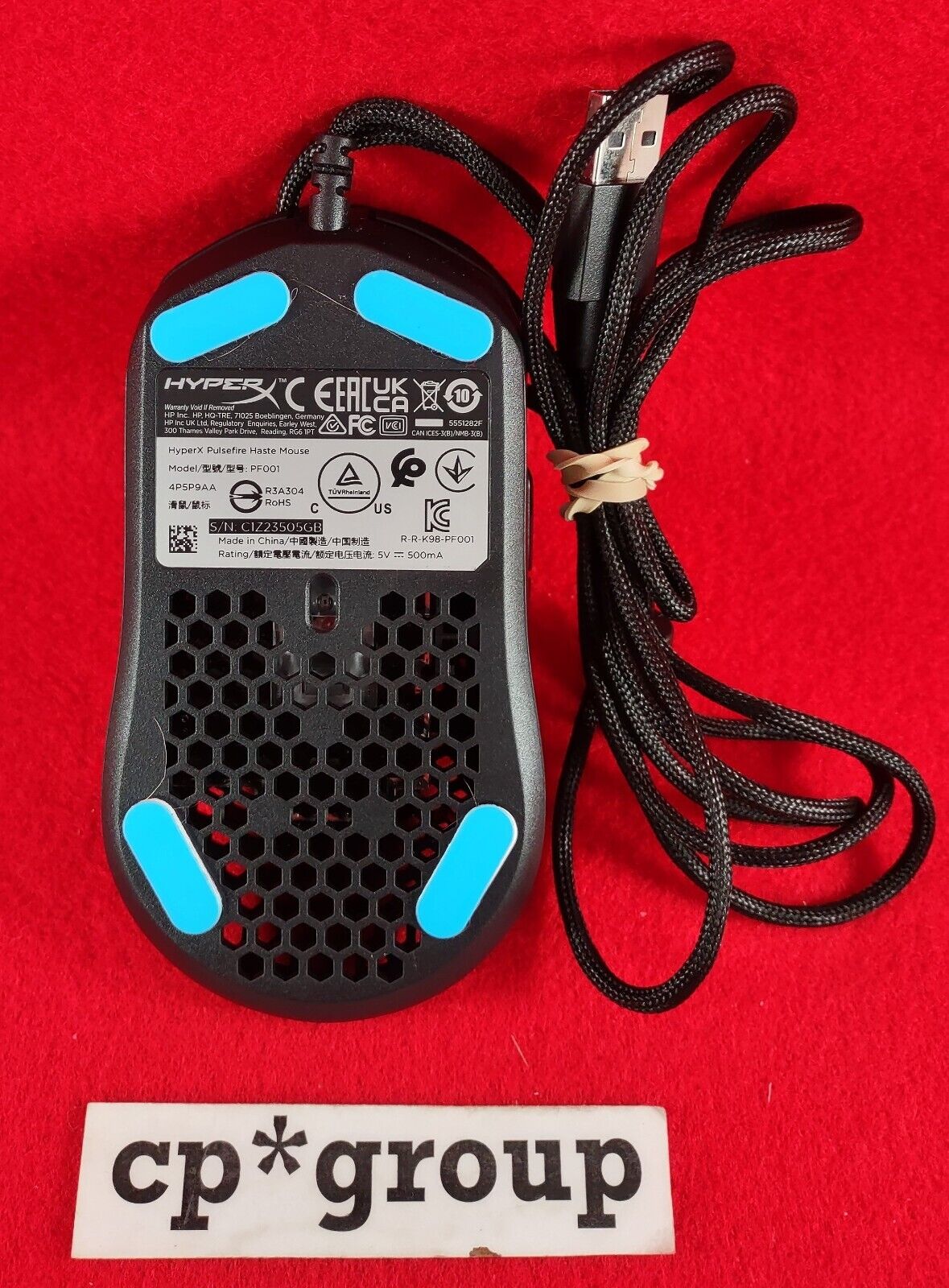 HyperX Pulsefire HASTE Ultra-Lightweight (59g) Gaming Mouse 4P5P9AA