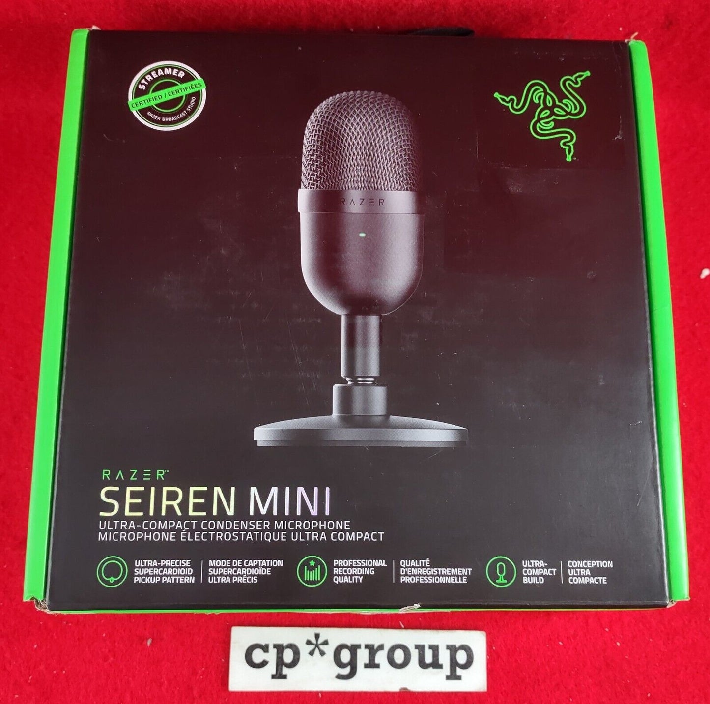 Razer Seiren Mini USB Condenser Microphone RZ19-03450100-R3U1