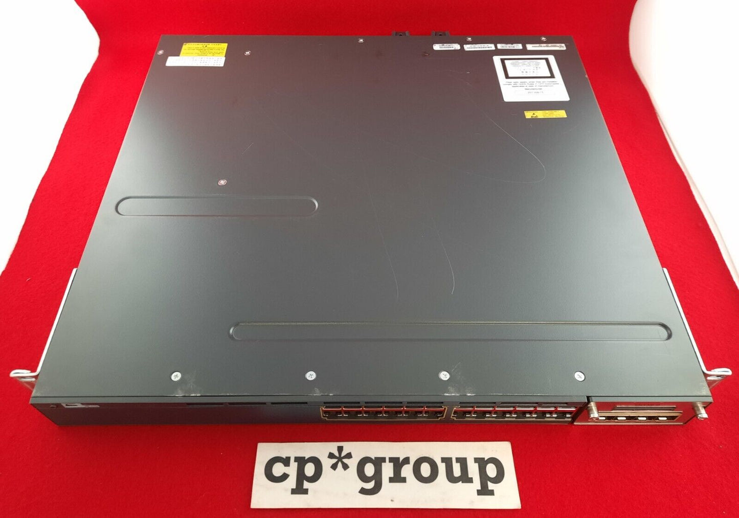 Cisco Catalyst 24-Port PoE+ GbE Network Switch WS-C3560X-24P-L w/ C3KX-NM-1G