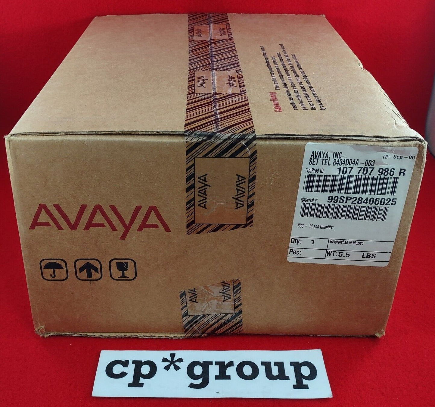 Avaya 34 Button Digital Display Telephone 8434D04A (Black)