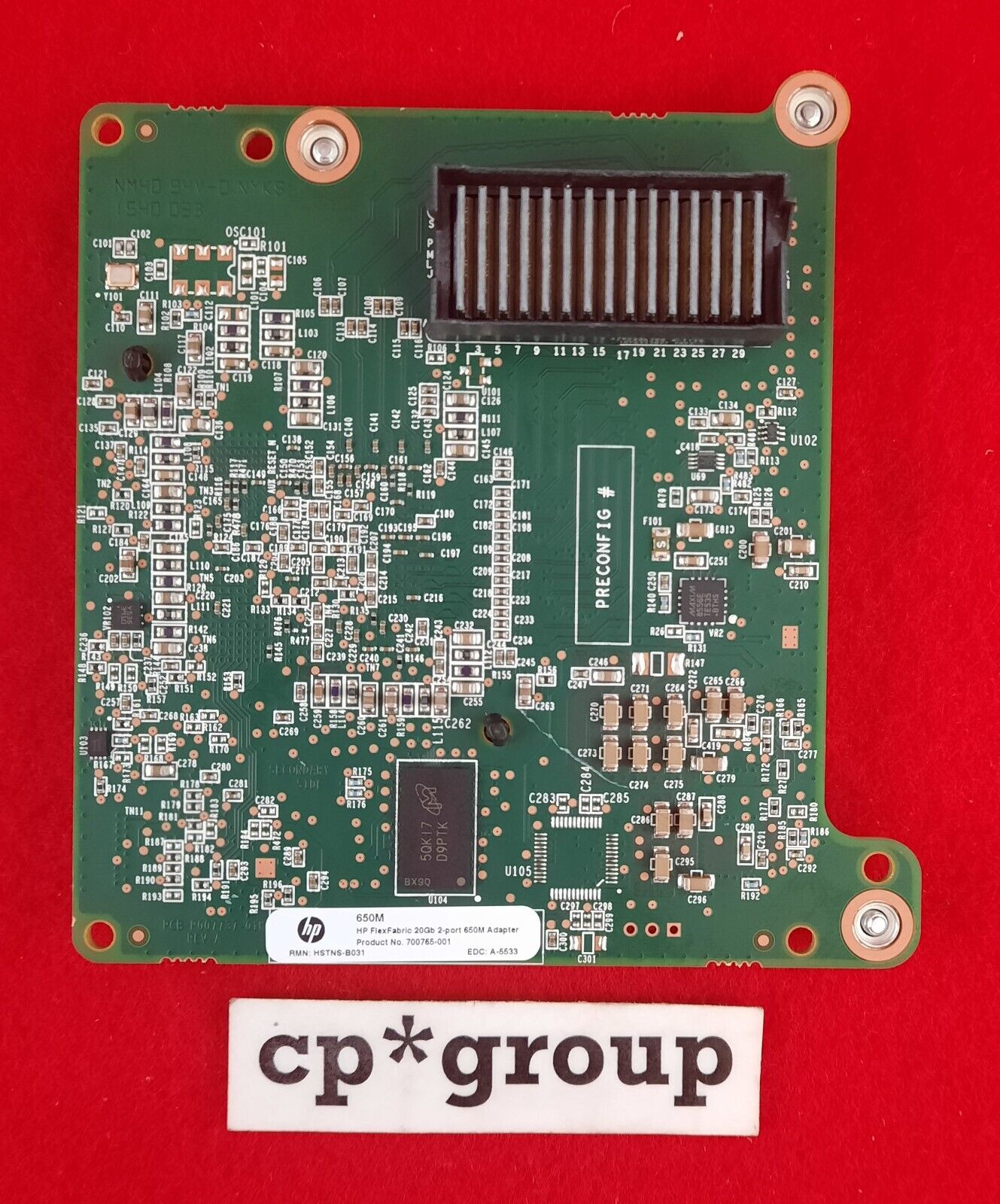 HP FlexFabric 20GB 2-Port 650M Adapter Card 701535-001