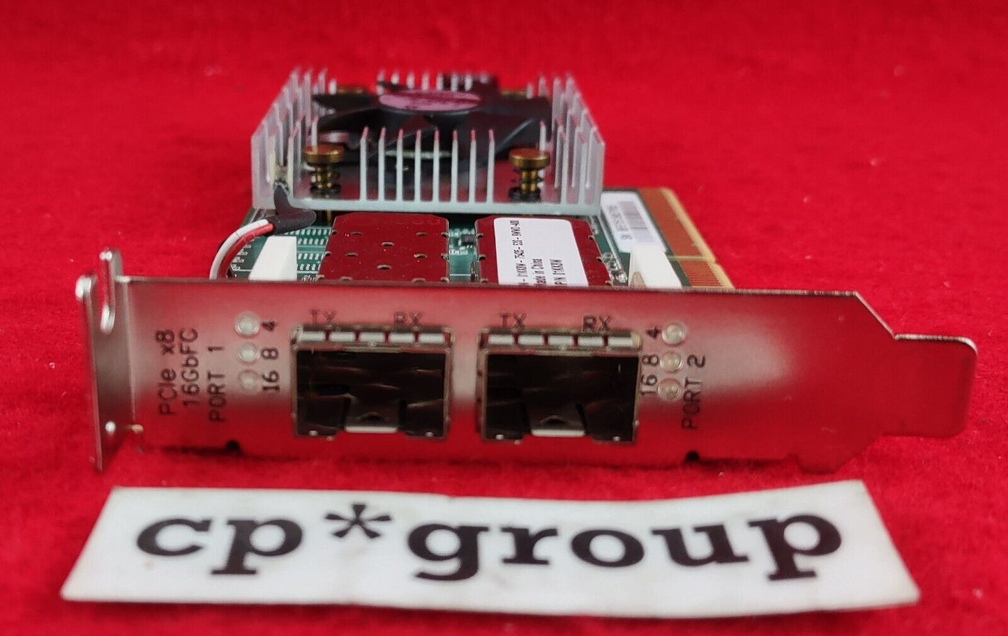 Dell QLOGIC QLE2662L 2-Port 16GB SFP+ PCI-e Fibre Channel HBA Low Profile 1KK8W