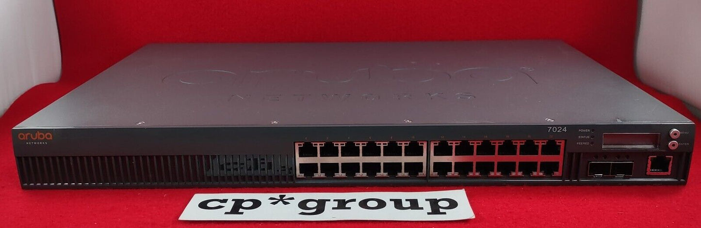 Aruba 7024-US JW683A 24-Port PoE GbE & 2-Port SFP+ Ethernet Network Controller