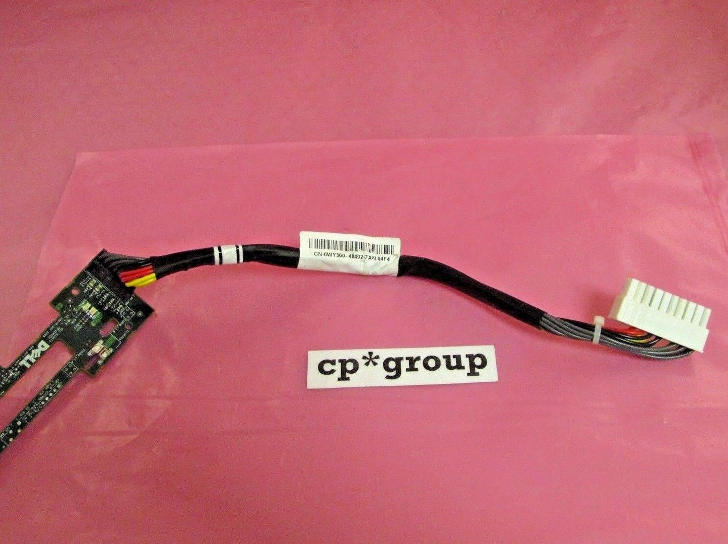 Dell PowerEdge 1950 1x2 3.5" Hard Drive SAS Backplane Board w/ Cable U7824 WY360