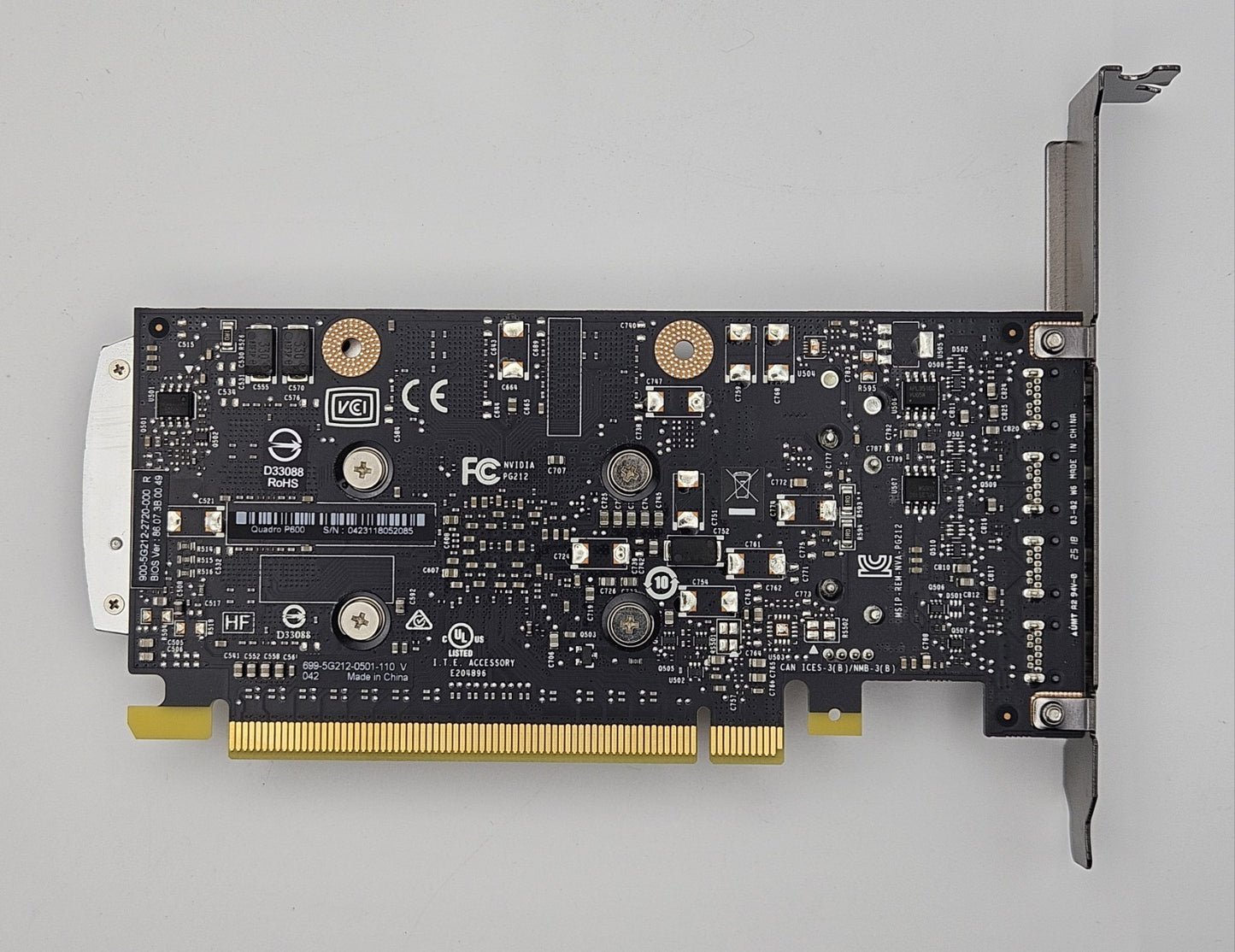 Nvidia Quadro P600 2GB GDDR5 PCI-E 3.0 x16 Video Graphics Card (High Profile)3