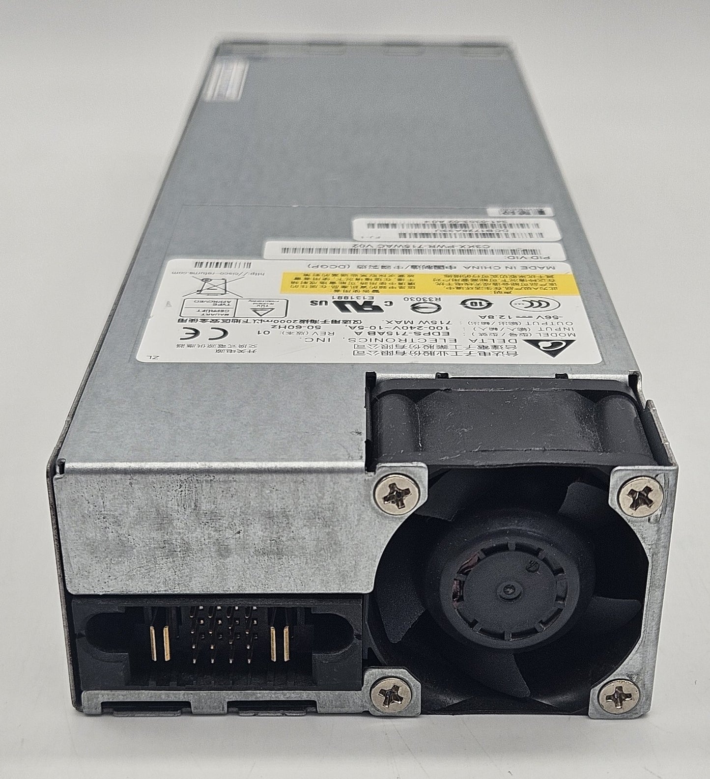 LOT OF 2 Cisco 715W Power Supplies C3KX-PWR-715WAC3