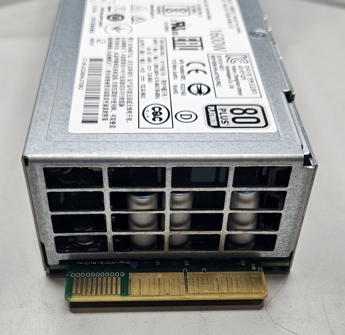 LOT OF 2 HP HSTNS-PR62 1600W 80 Plus Platinum Flex Slot Power Supply 863373-0013