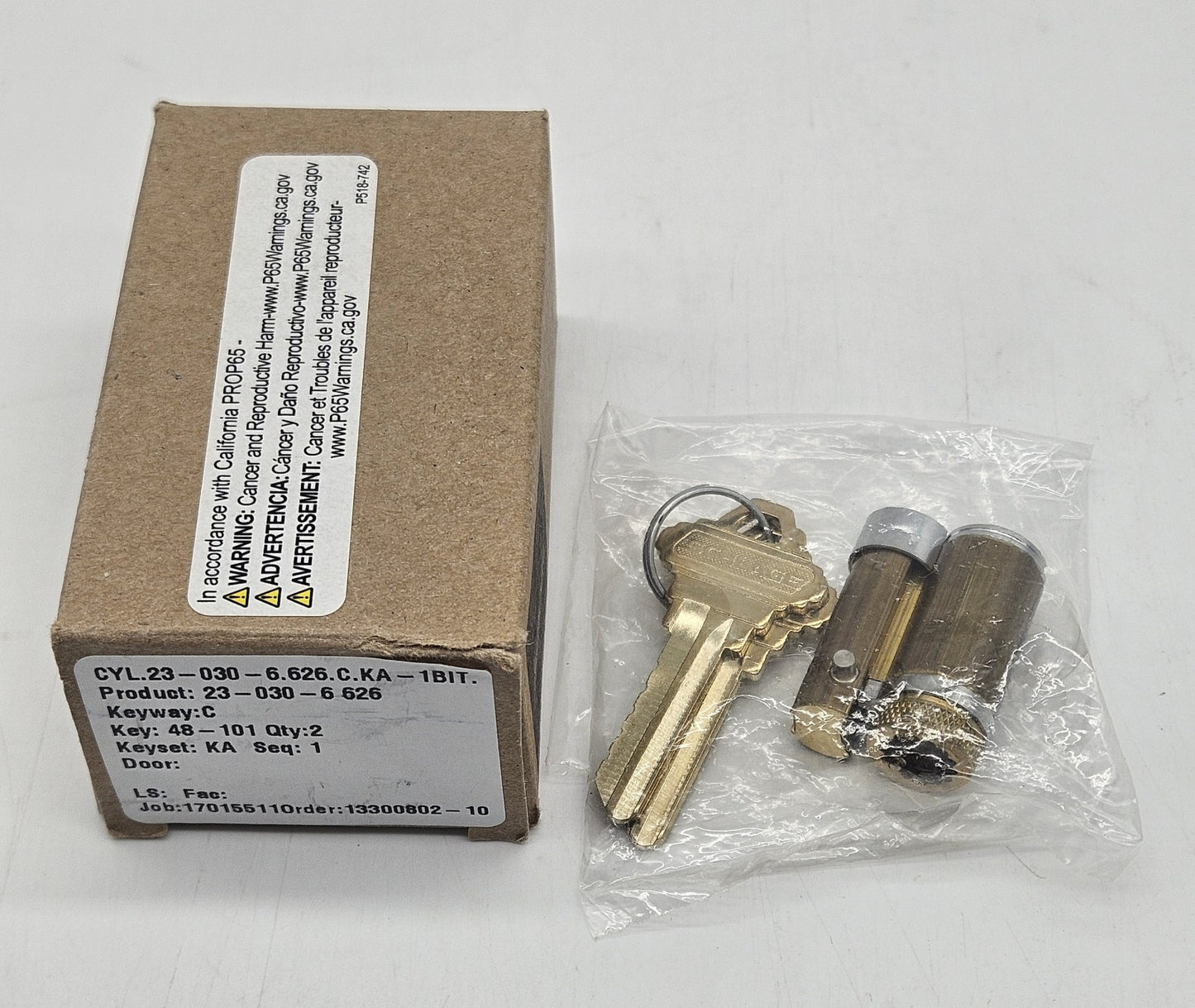 Schlage Interchangeable Lockset Lock Cylinder Set 23-030-61