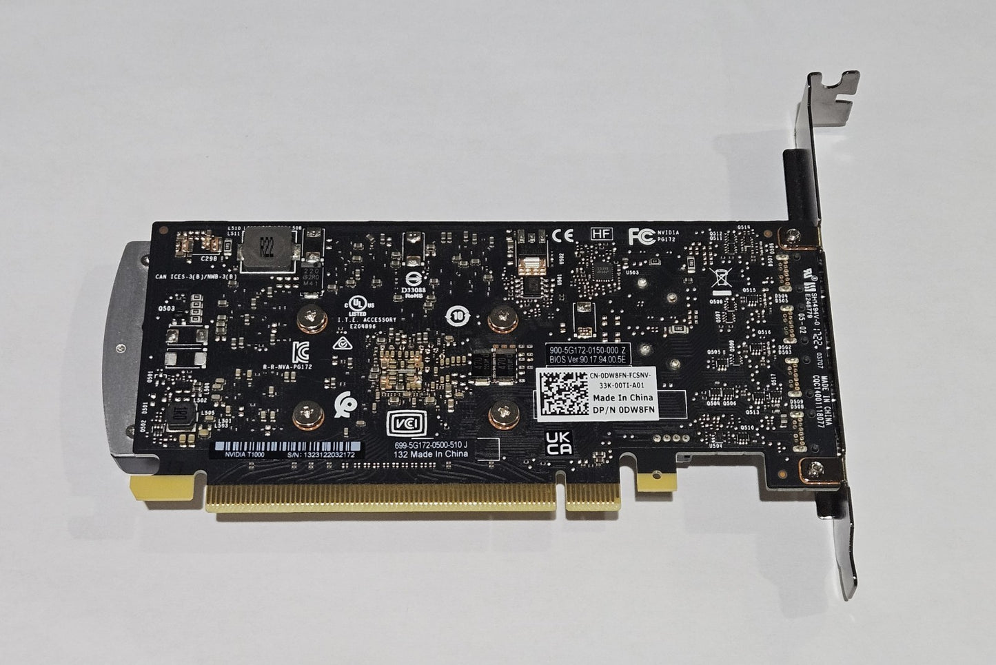 Nvidia Quadro T1000 4GB GDDR5 PCI-E 3.0 x16 Video Graphics Card (High Profile)3