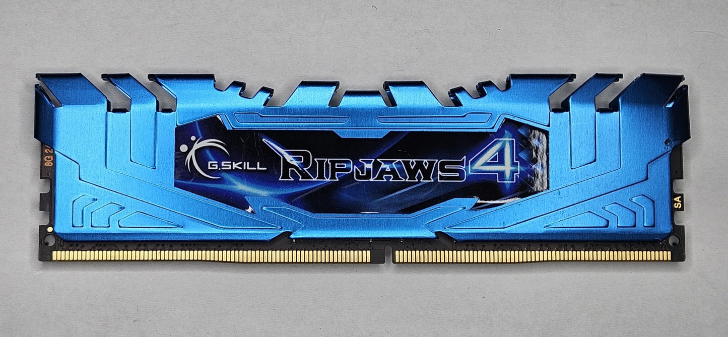 G.Skill Ripjaws 8GB PC4-19200 DDR4-2400MHz Desktop Memory RAM F4-2400C15Q-32GRB1