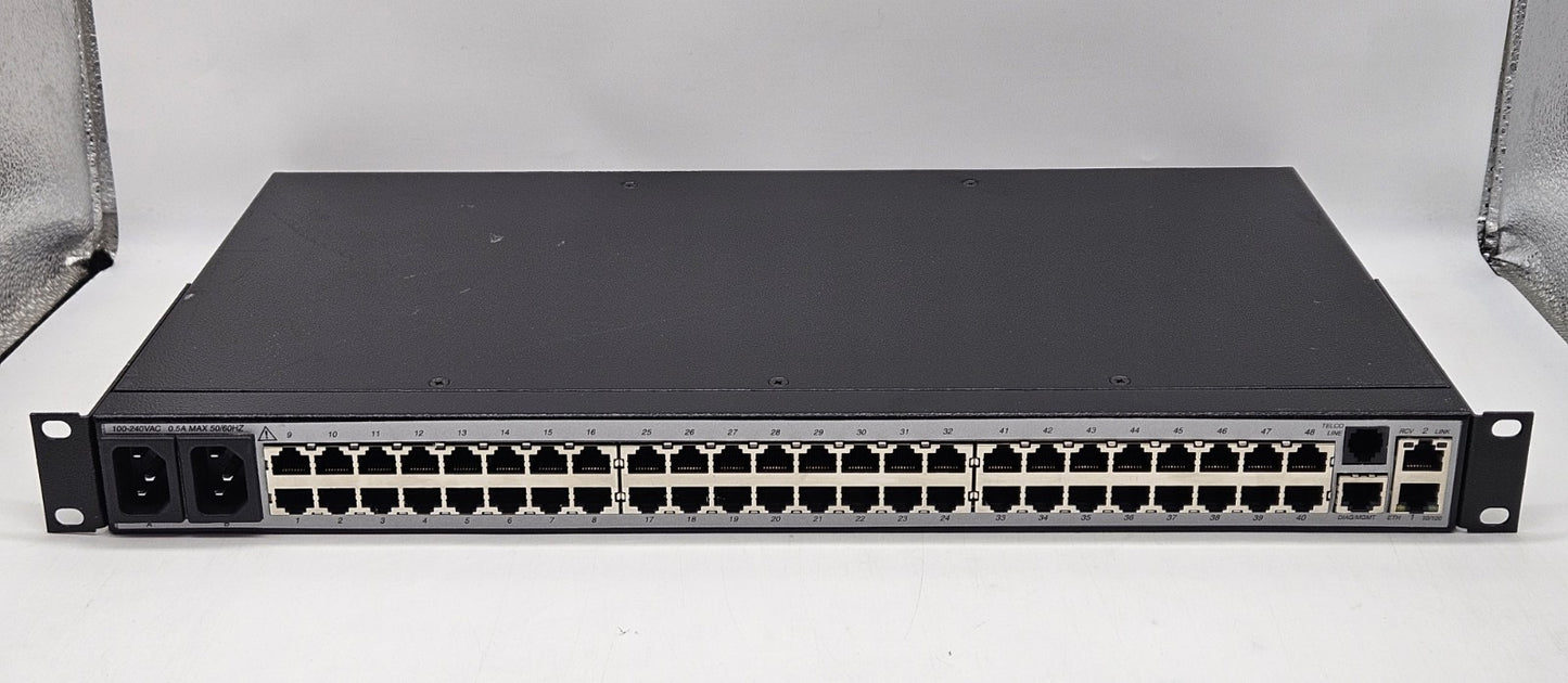 MRV 48-Port Remote Presence Manager Secure Console Server LX-4048T-102AC3