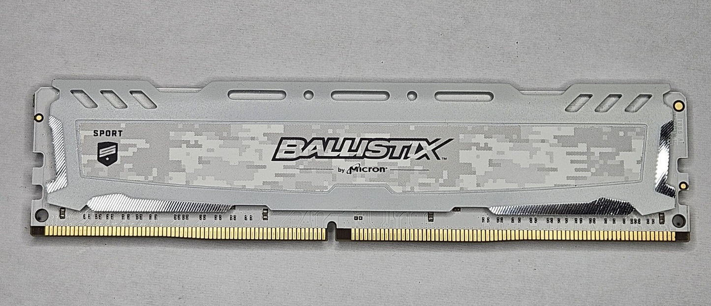 LOT OF 2 Ballistix Sport 16GB PC4-19200 DDR4-2400MHz Desktop RAM BLS16G4D240FSC2