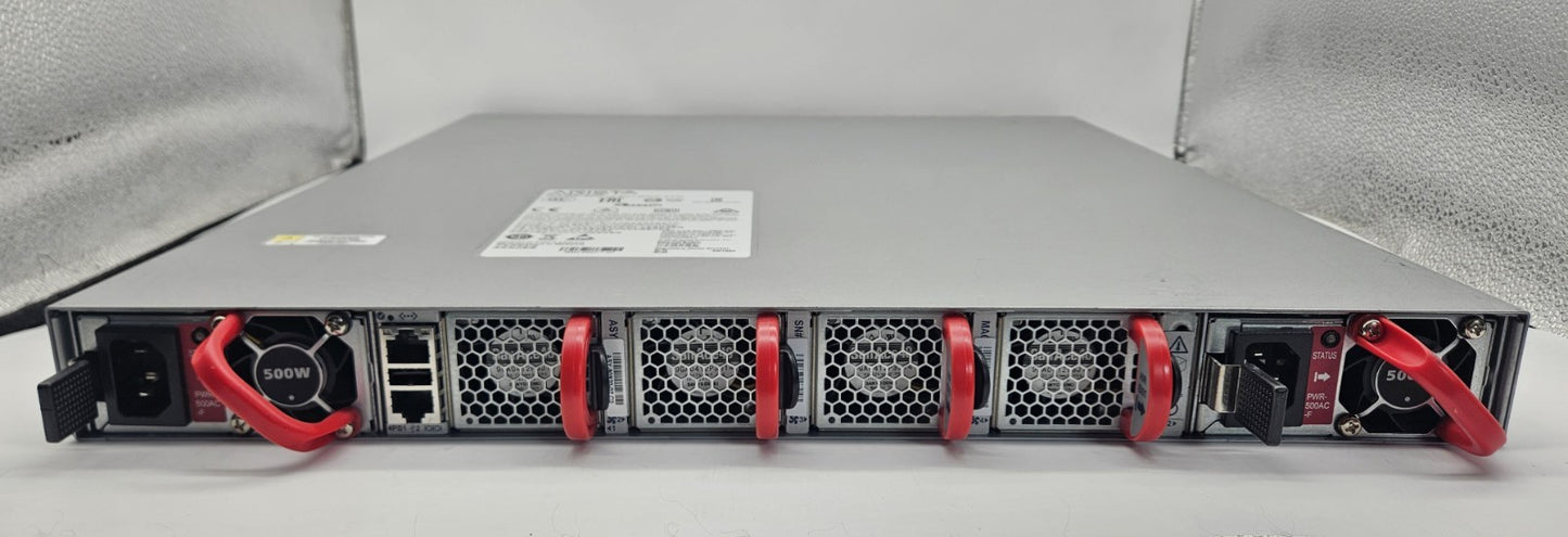Arista 7050TX 48-Port 10GbE 6-QSFP+ Network Switch w/2x PSU(RED) DCS-7050TX-72Q3