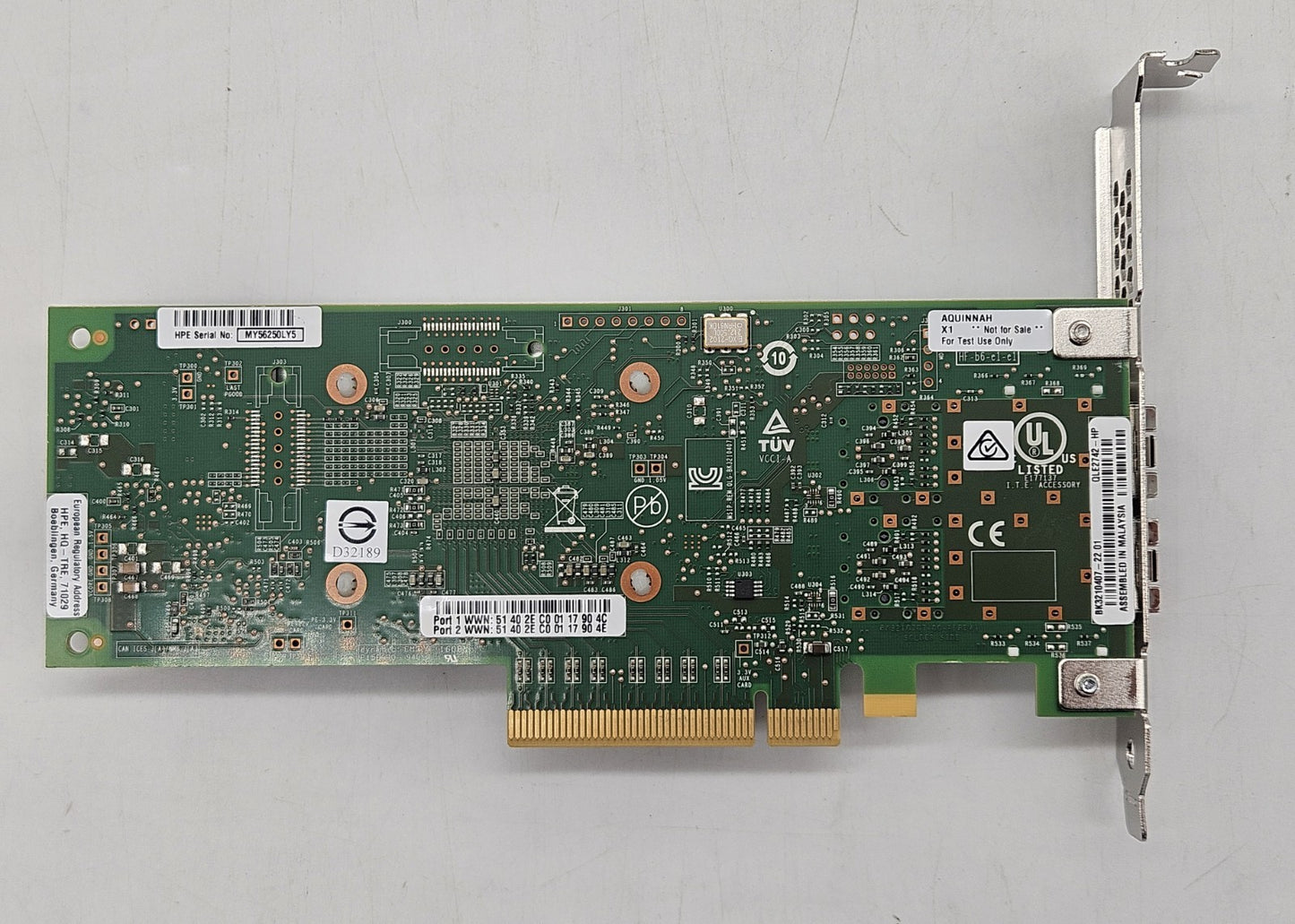 HP SN1600Q 2-Port 32Gb SFP28 High Profile Host Bus Adapter 868141-0013