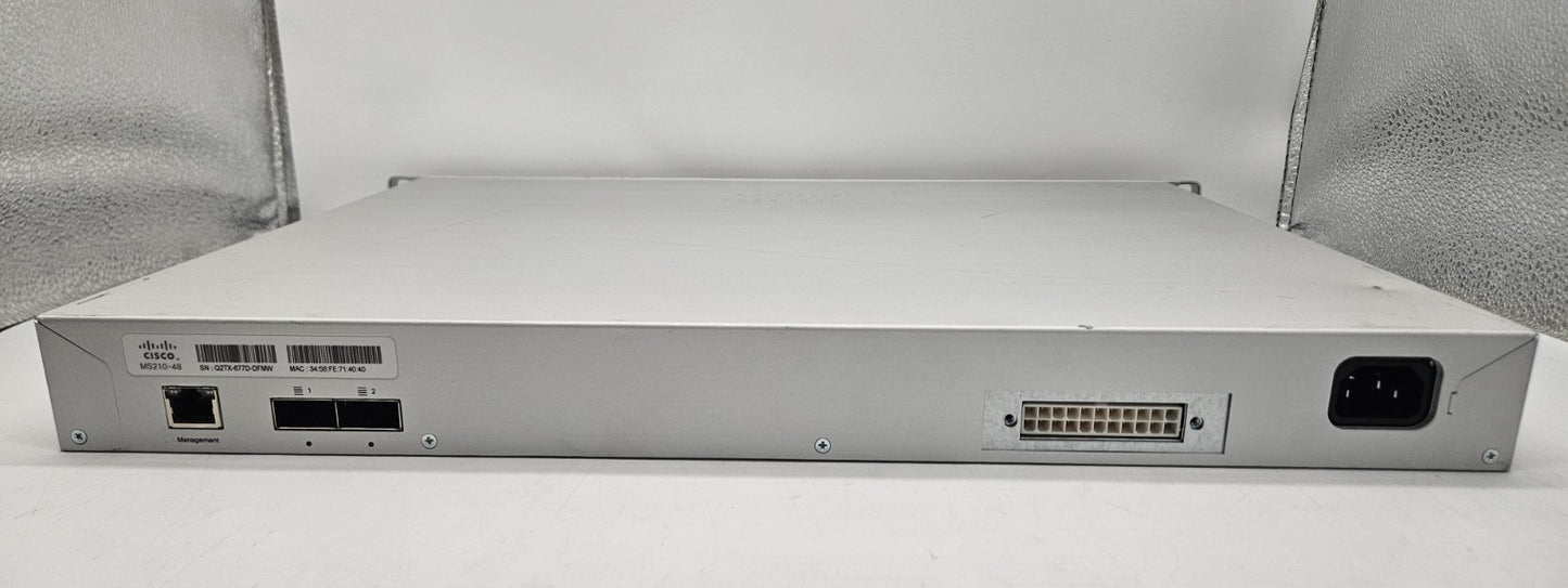 Cisco Meraki 48-Port GbE & 4-Port SFP Cloud Managed Switch MS210-48 UNCLAIMED3