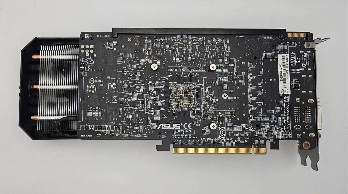 Asus Radeon HD 7850 DirectCU II V2 2GB Video Graphics Card HD7850-DC2-2GD5-V23
