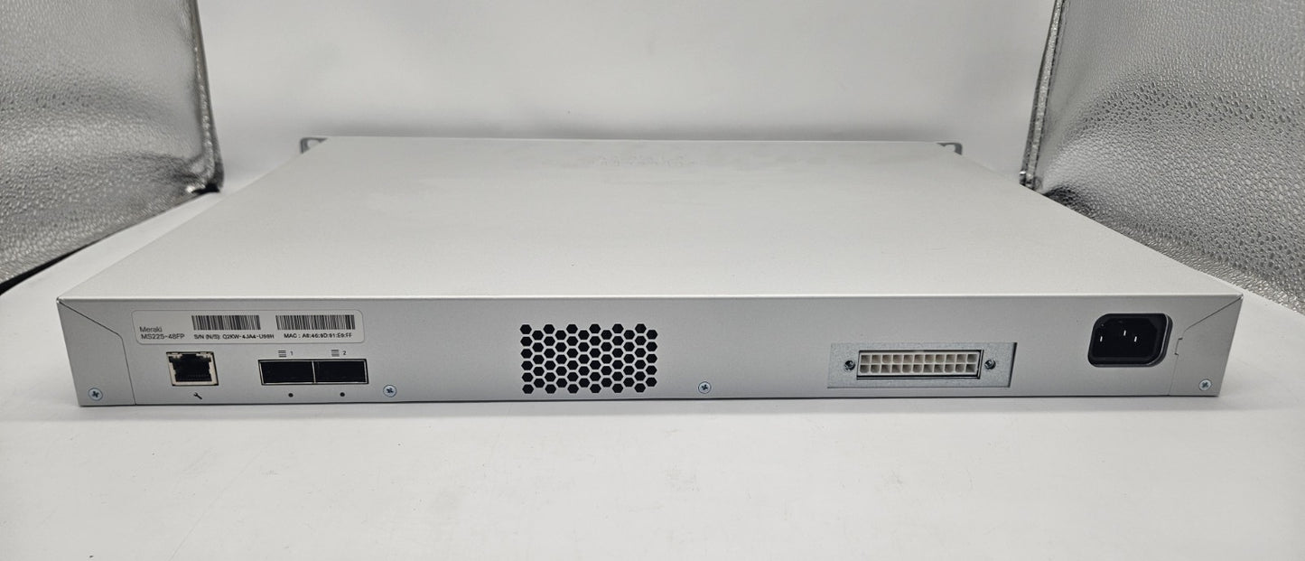 Meraki 48-Port PoE+ GbE & 4-Port SFP+ Network Switch MS225-48FP-HW UNCLAIMED3