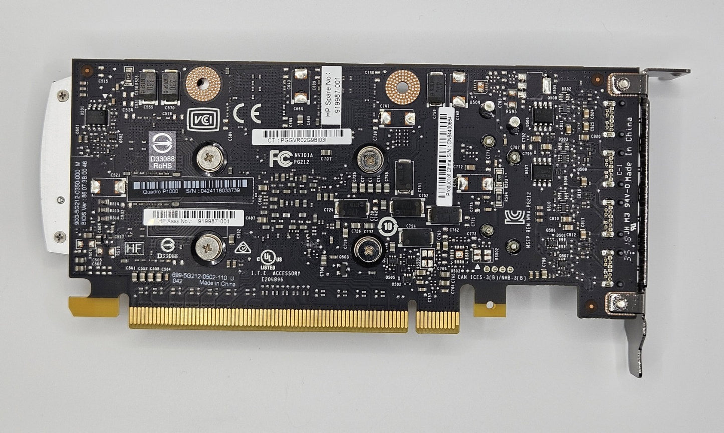 Nvidia Quadro P1000 4GB GDDR5 PCI-e 3.0 x16 (Low Profile) Video Graphics Card3
