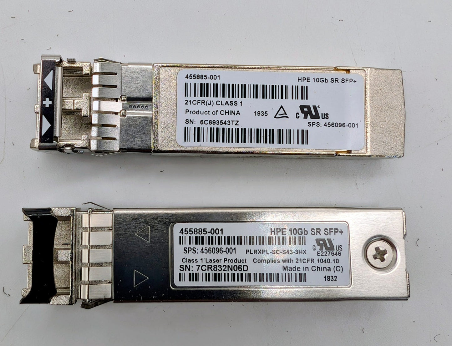 Lot of 100 455885-001 Genuine HPE HP 455885-001 BLC 10gb Sr Sfp+ Opt 456096-0011