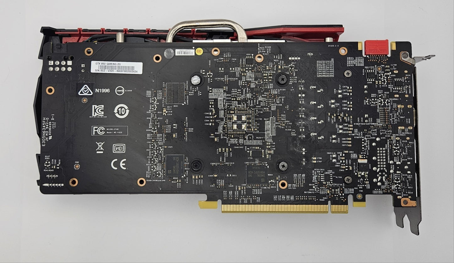 MSI GeForce GTX 950 Gaming 2GB GDDR5 PCI-E 3.0 x16 Video Graphics Card 3