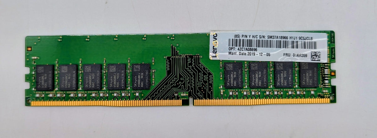 Hynix HMA81GU7CJR8N-VK - DDR4 PC4-21300 2666MHz ECC Server Unbuffered UDIMM 1