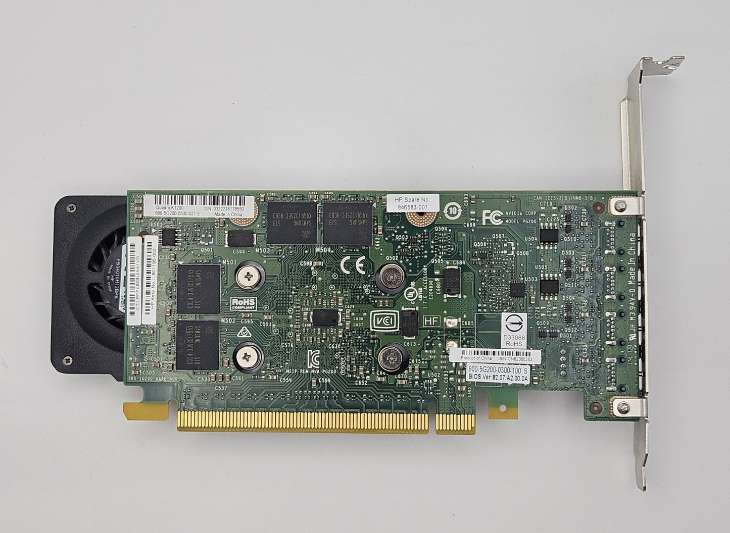 Nvidia Quadro K1200 4GB GDDR5 PCI-E 2.0 x16 Video Graphics Card3