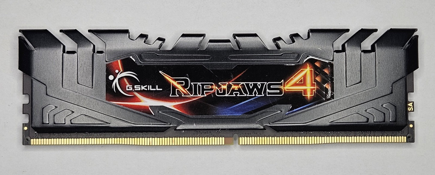 Ripjaws 16GB Kit (4X4GB) PC4-19200 DDR4-2400MHz Desktop RAM F4-2400C15Q-16GRK2