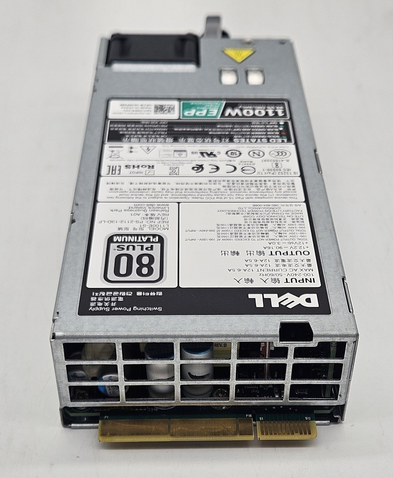 LOT OF 2 DELL 1100w 80Plus Platinum Power Supply for R630 R730 R740 Server CMPGM4