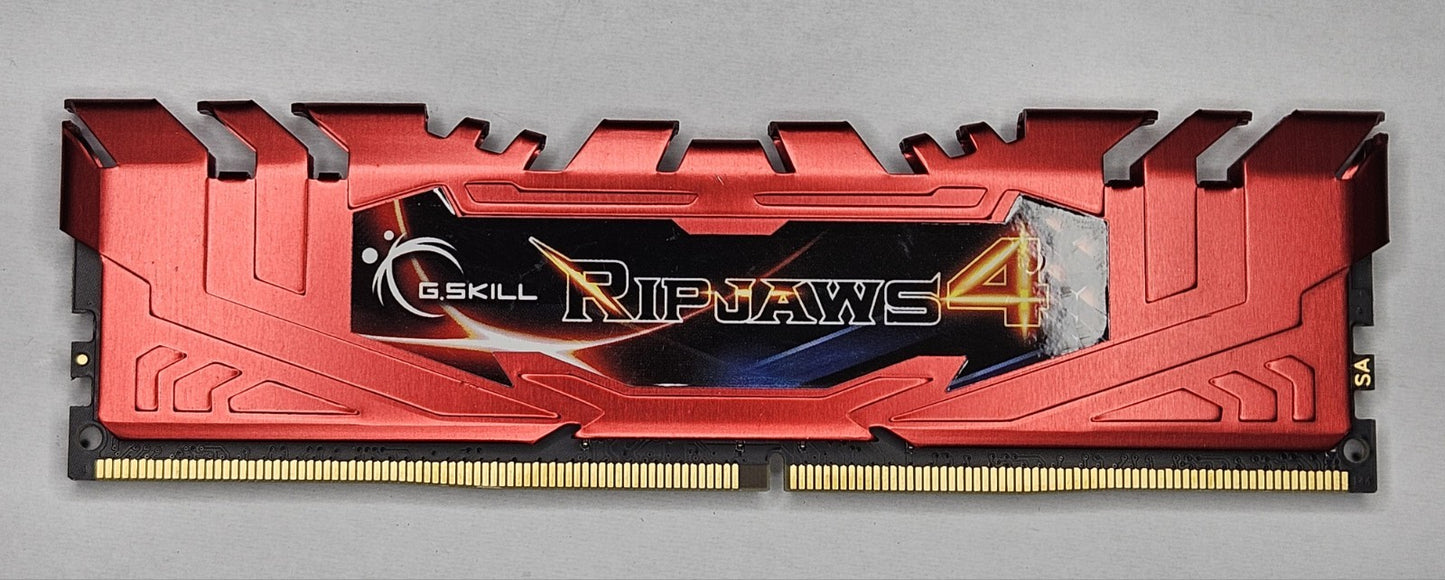 Ripjaws 32GB Kit (4X8GB) PC4-19200 DDR4-2400MHz Desktop RAM F4-2400C15Q-32GRR2