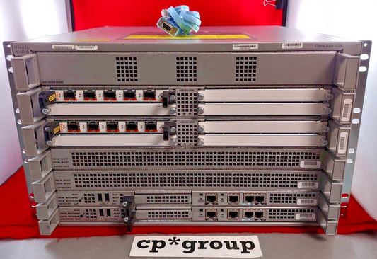 Cisco ASR1006 Aggregation Service Router w/ 8x Modules and Dual PSU ASR 1006