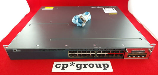 Cisco Catalyst 24-Port PoE+ GbE Network Switch WS-C3560X-24P-L w/ C3KX-NM-1G