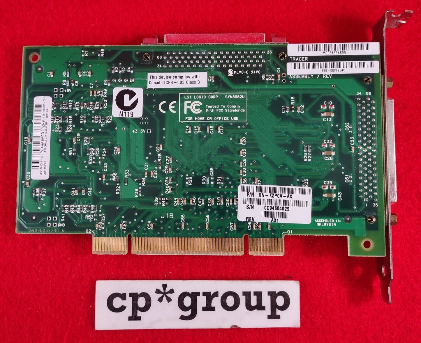 LSI Logic SN-KZPCA 1-Channel PCI Wide Ultra-2 Adapter