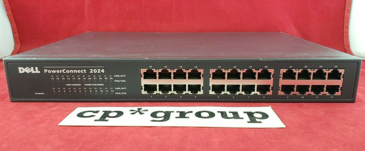 Dell PowerConnect 2024 24-Port 10/100 Fast Ethernet Unmanaged Network Switch