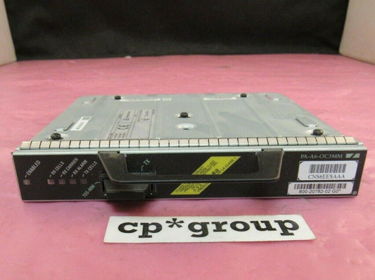 Cisco 7200 VXR Series PA-A6-OC3MM 1-Port OC-3c/STM-1 Multimode Port Adapter