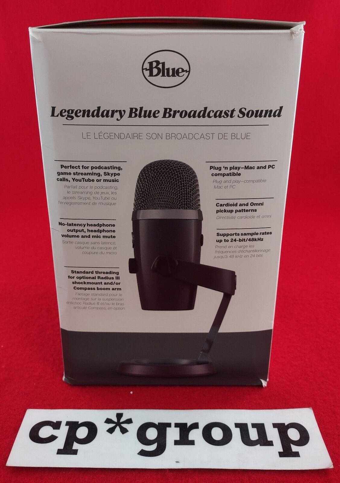 Yeti Blue Premium Multi-Pattern USB Microphone 988-000088