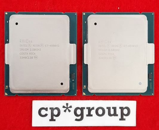 LOT OF 2 Intel Xeon E7-4880 v2 2.50GHz LGA2011-1 15-Core CPU Processor SR1GM