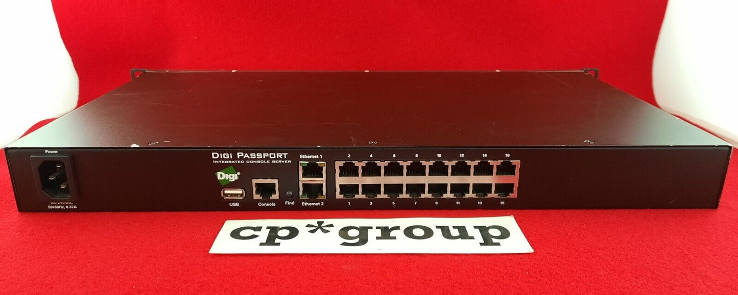 Digi Passport 16 16-Port 10/100 FE Intergrated Console Server 50001350-02