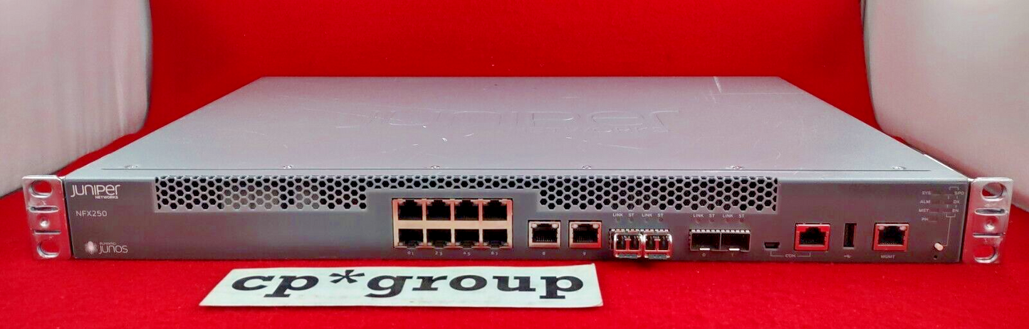 Juniper 10-Port GbE & 2-Port SFP+ Layer 2 Network Services Platform NFX250-S2