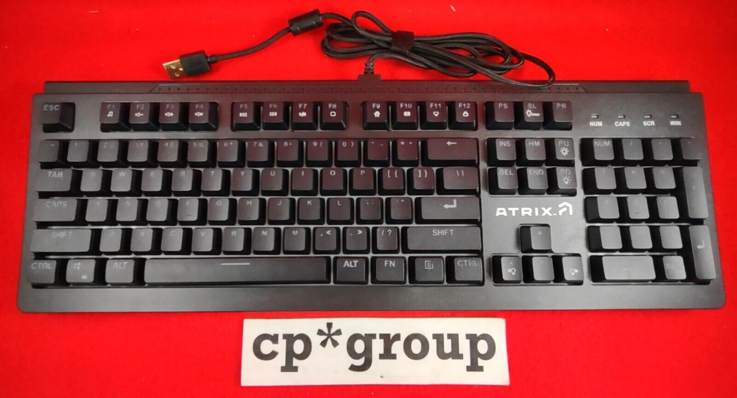 Gamestop Atrix Gaming Keyboard & Mouse Combo GSKB04