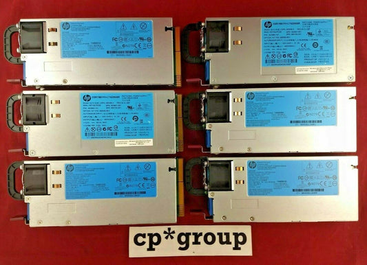 LOT OF 6 HP 460W CS Platinum Plus Power Supply 660184-001 656362-B21