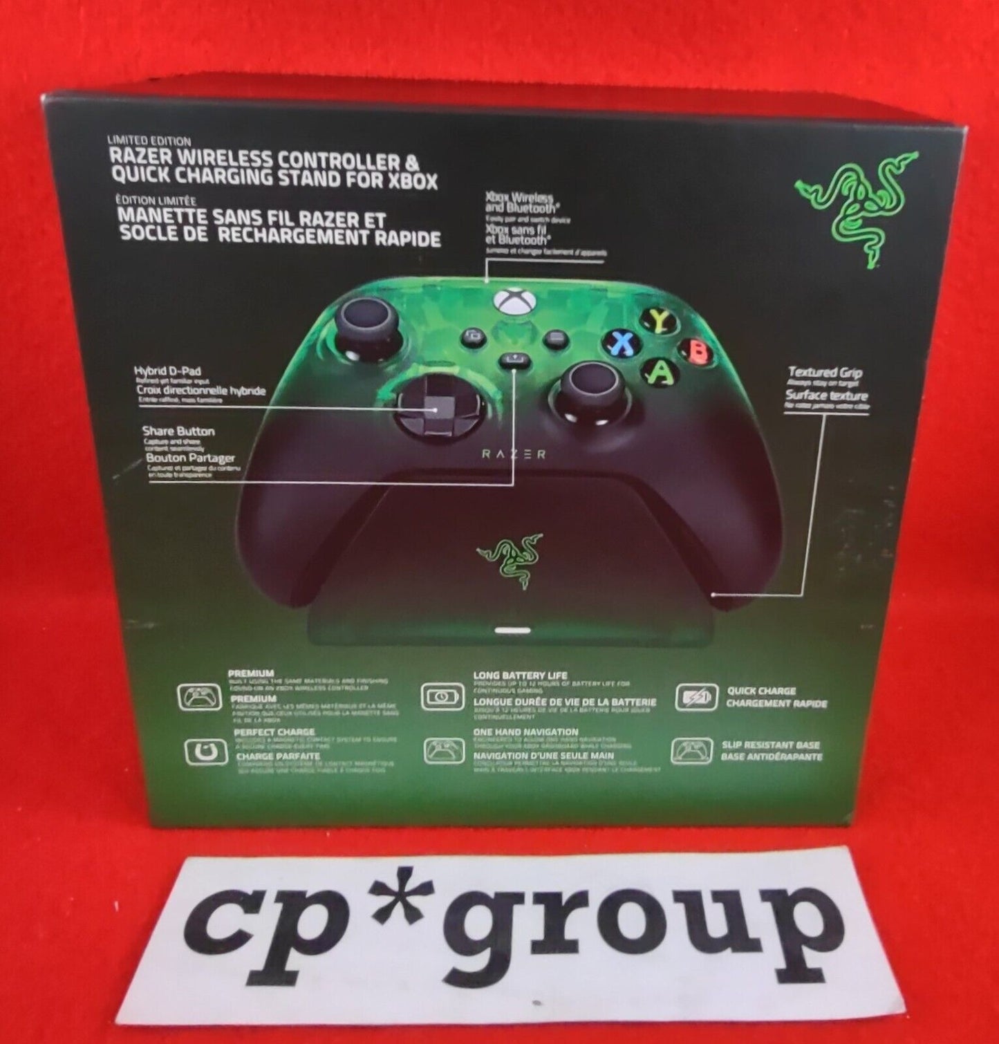 Razer Wireless Gaming Controller & Quick Charging  For XBOX RZ87-04720400-B3U1