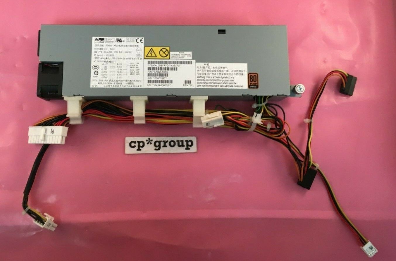 IBM 00AL207 AcBel 300W 80 Plus Bronze Power Supply for System x3250 M4/M5