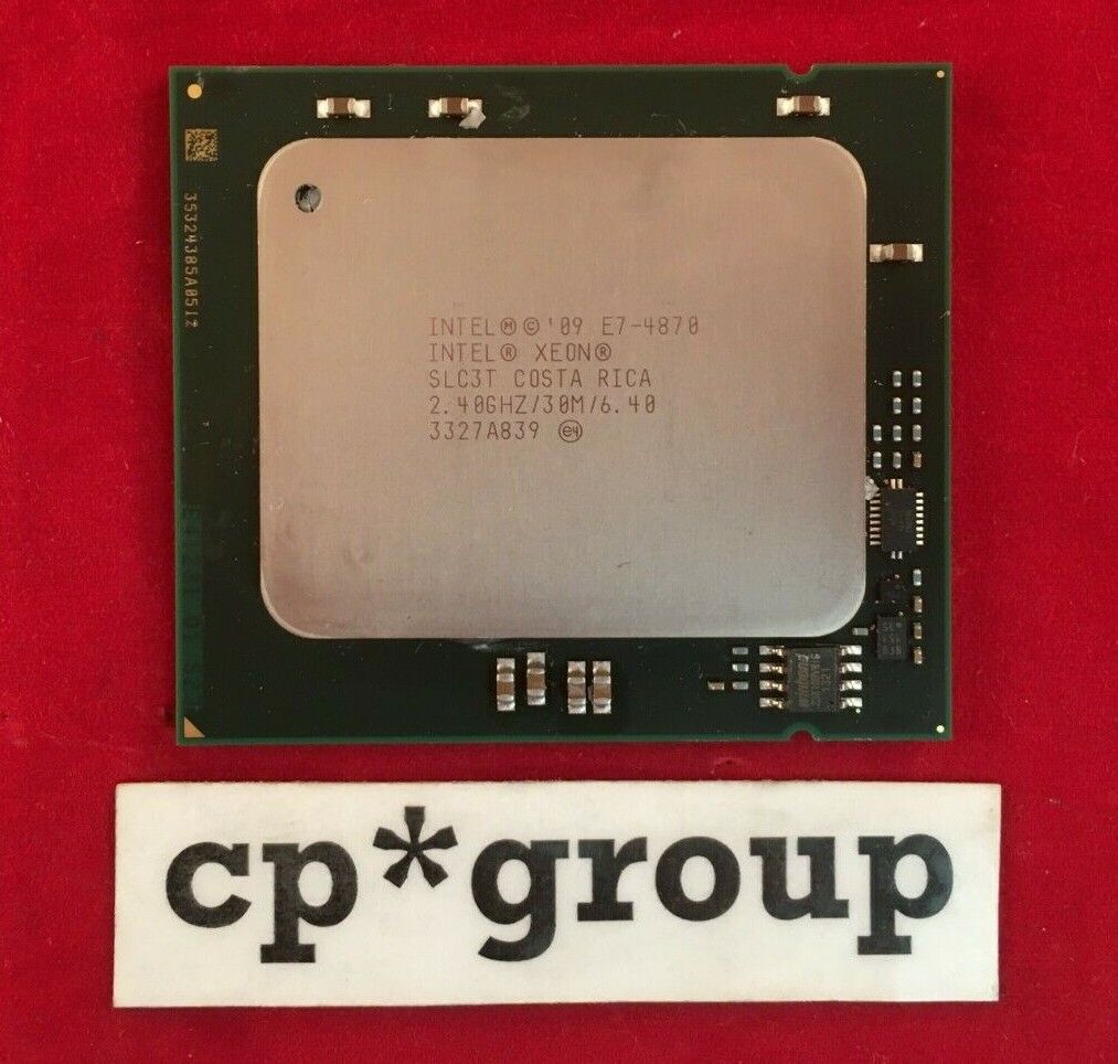 LOT OF 2 Intel Xeon E7-4870 2.4GHz 30MB LGA1567 10-Core CPU Processor SLC3T