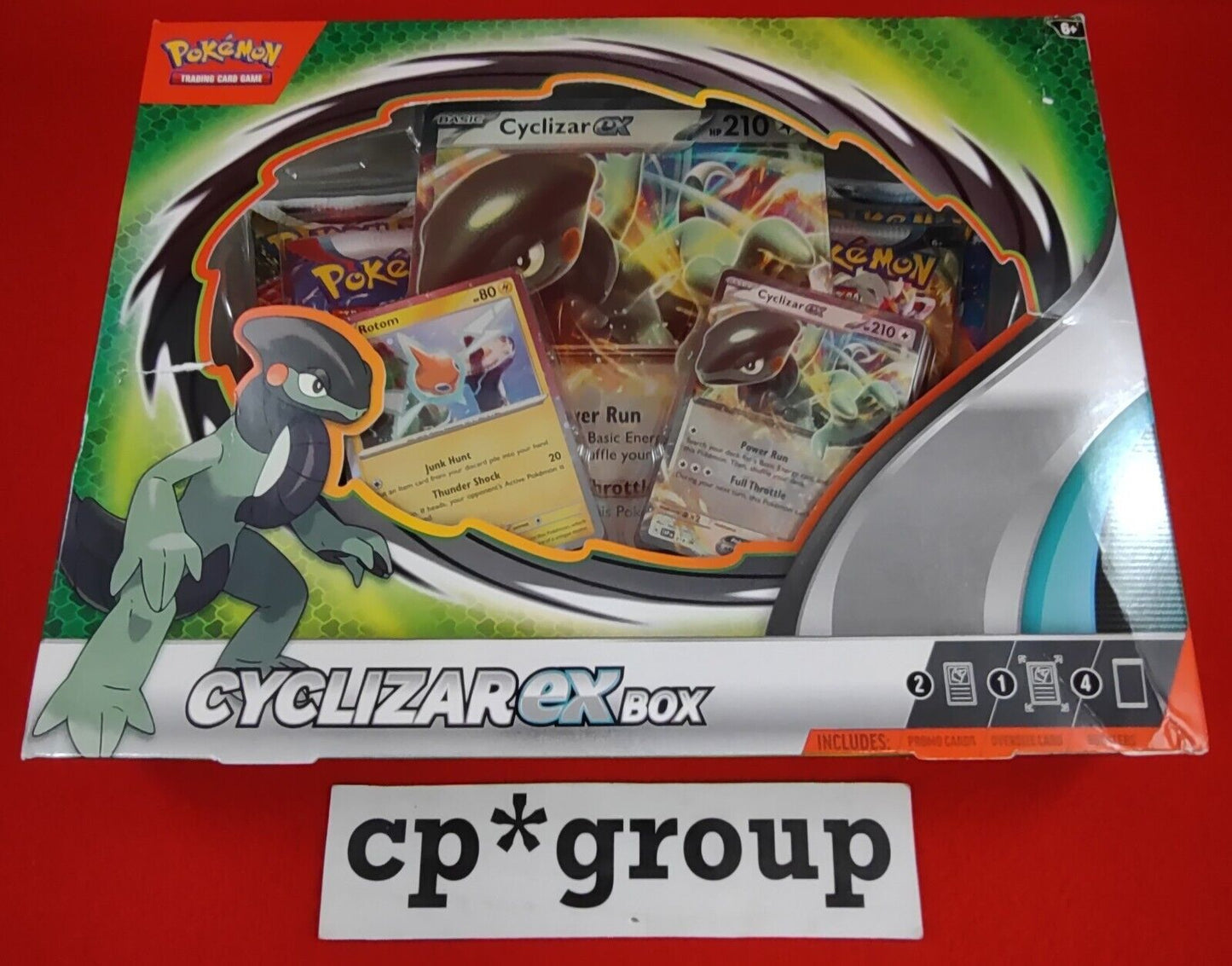 LOT OF 2 Pokemon Cyclizar EX Box 290-85233 (8-Packs)