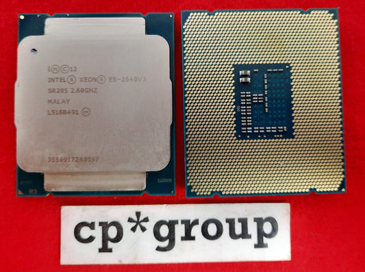 LOT OF 2 Intel Xeon E5-2640 v3 2.6GHz 20MB LGA2011-3 8-Core CPU Processor SR205