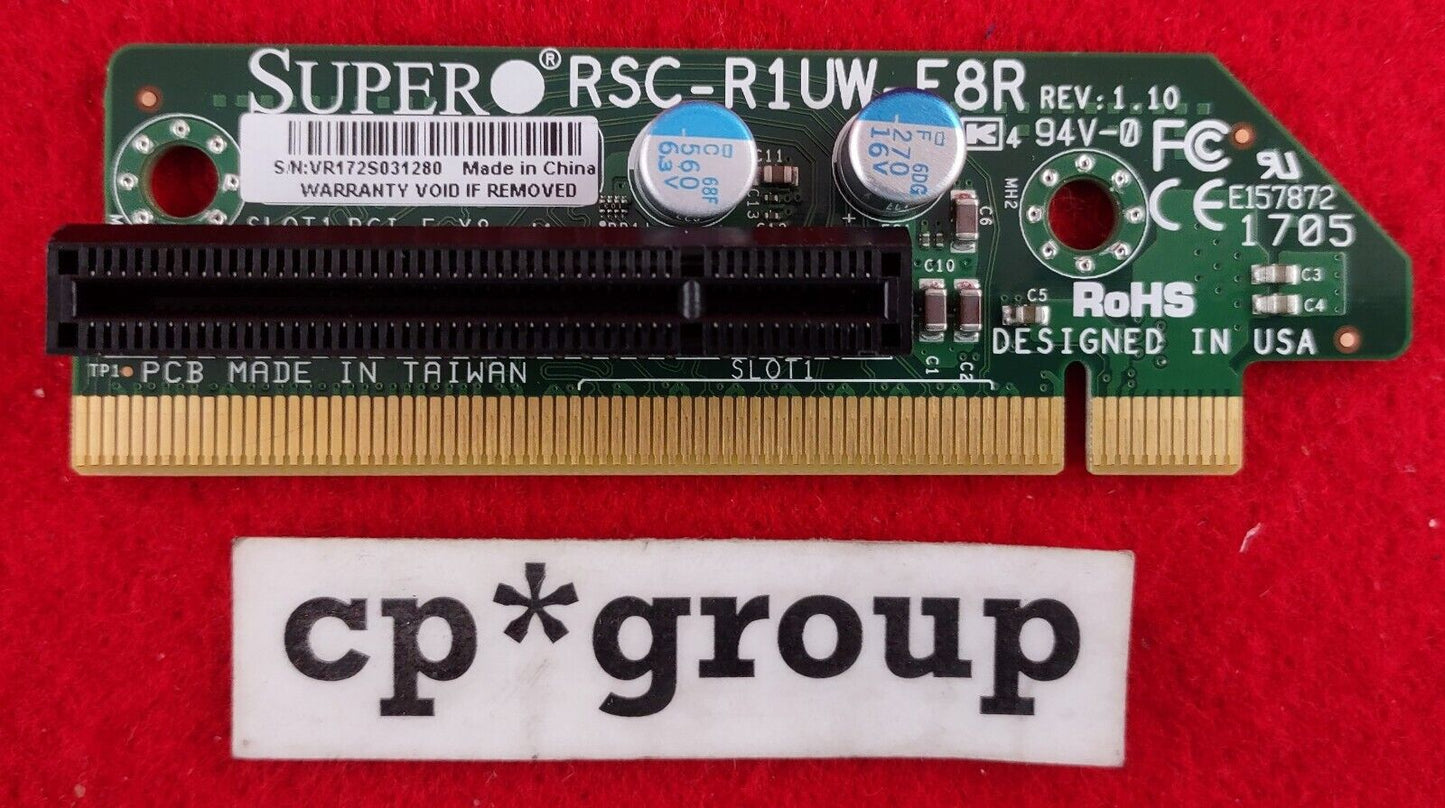 Supermicro 1U PCI-ex8 WIO Riser Card RSC-R1UW-E8R