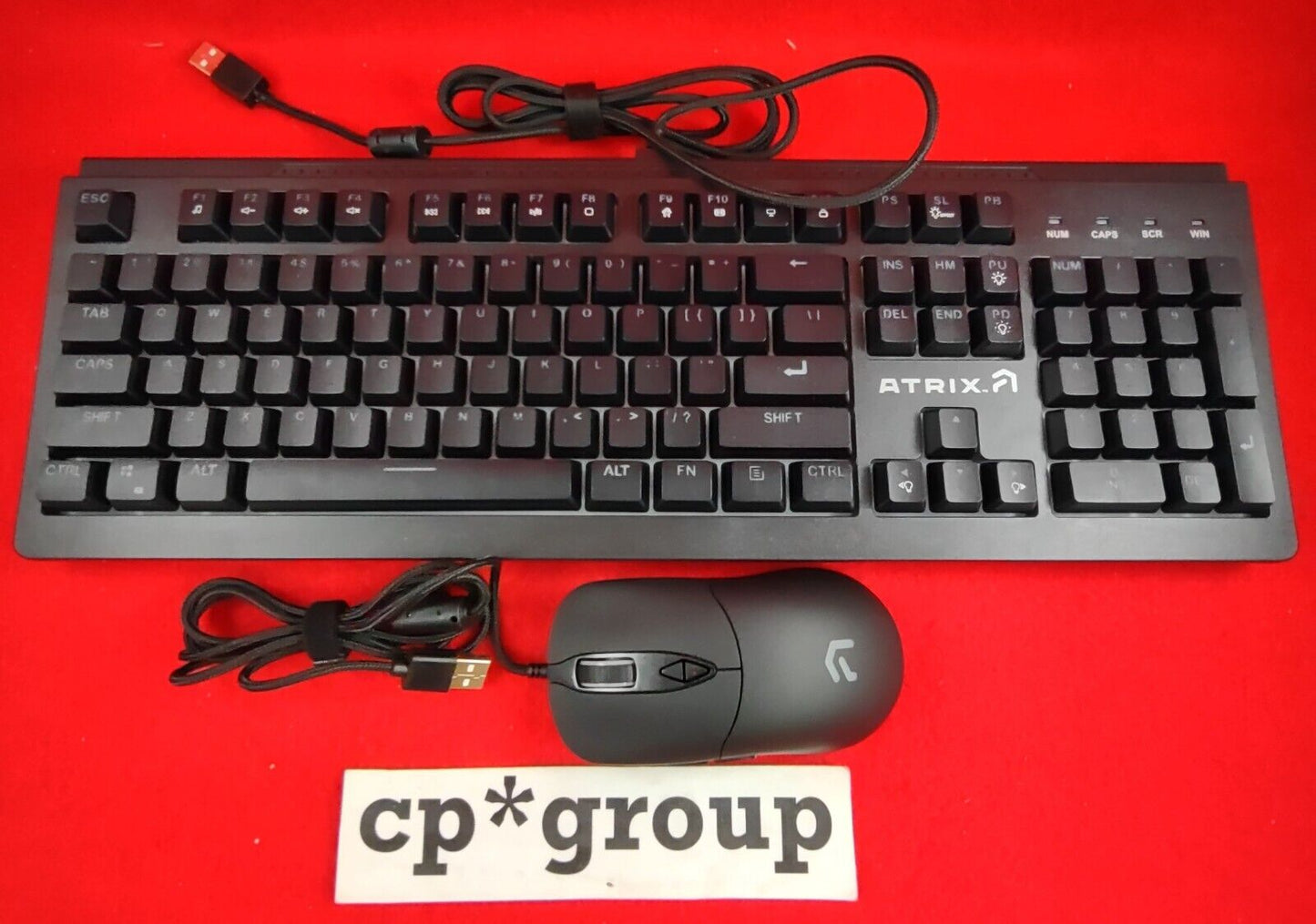 Gamestop Atrix Gaming Keyboard & Mouse Combo GSKB04