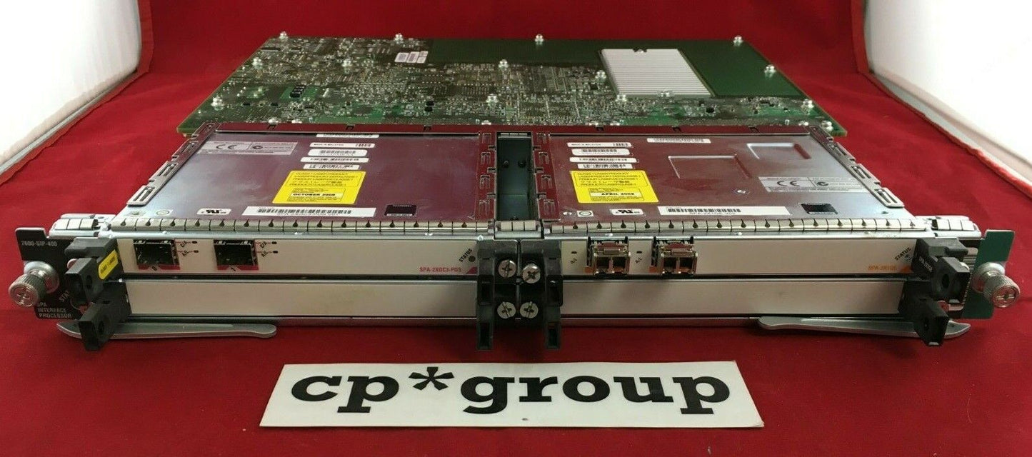 Cisco SPA Interface Processor Module 7600-SIP-400 w/ SPA-2X1GE & SPA-2X0C3-POS