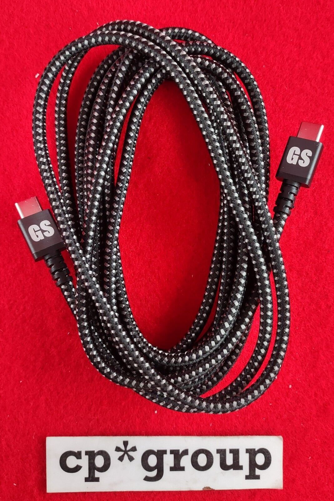 10ft USB Type-C To USB Type-C Braided Cable Game Stop Branded