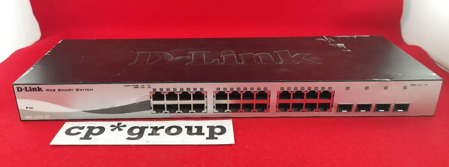 D-LINK 24-Port GbE & 4-Port SFP Web Managed Smart Switch DGS-1210-28